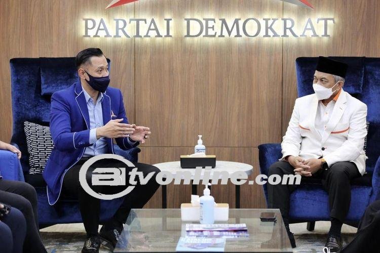 AHY Kunjungi Fraksi Demokrat DPR, Gelar Pertemuan Tertutup