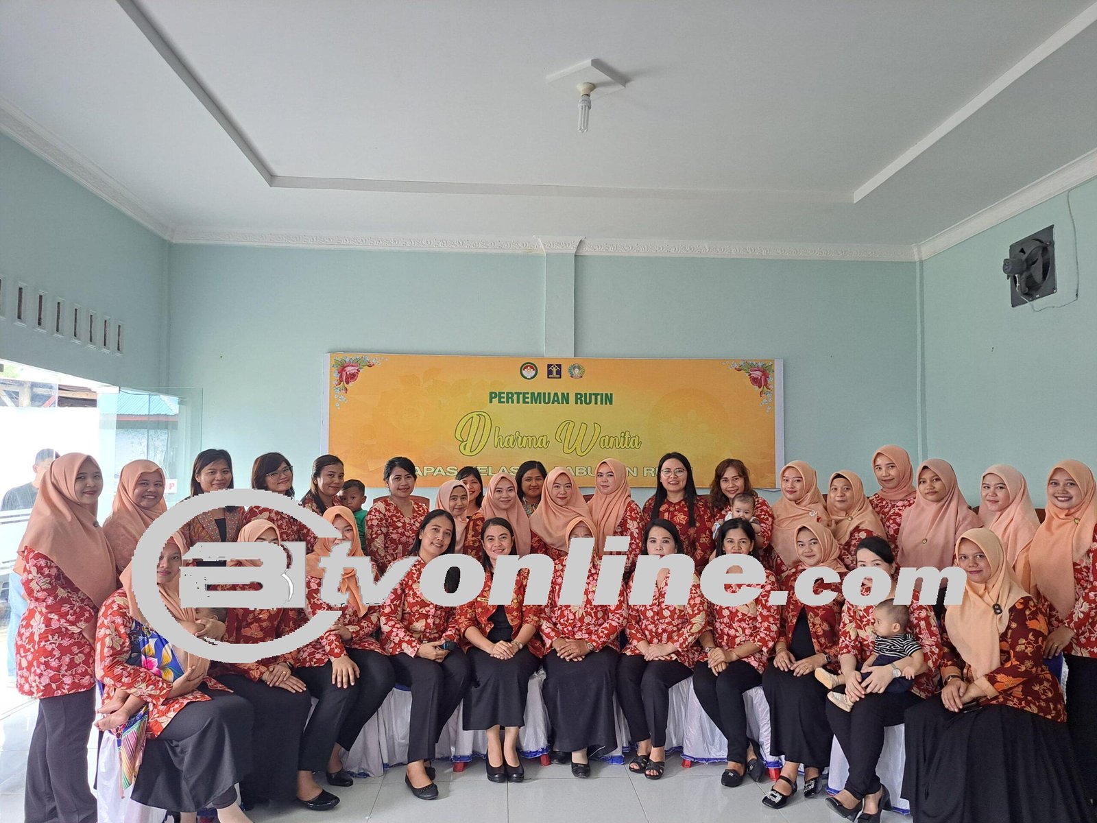 Memupuk Kebersamaan dan Keakraban, DWP Lapas Labuhan Ruku Kanwil Kemenkumham Sumut Gelar Pertemuan Rutin  