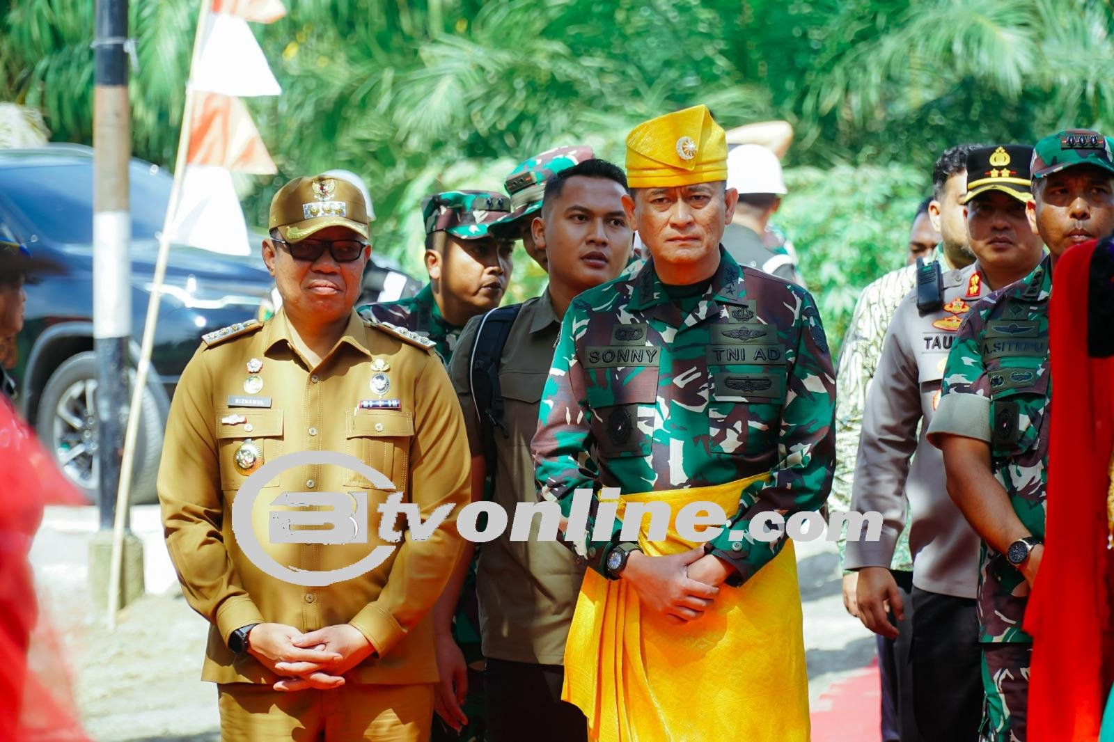PJ. Bupati Nizhamul Sambut Kunjungan Tim Wasev TMMD ke – 119