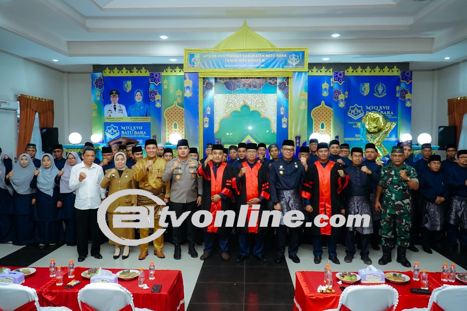 Buka MTQ ke -XVII Tingkat Kabupaten Batu Bara, Pj. Nizhamul : Jadikan Momentum Implementasi Nilai Al – Qur’an