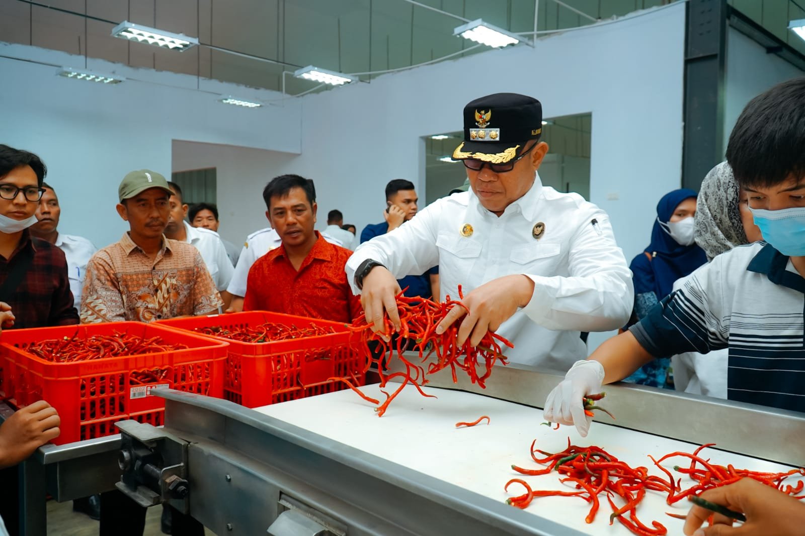 Pastikan Persiapan Matang, Pj. Nizhamul Tinjau Kesiapan Rumah Pasta Cabai