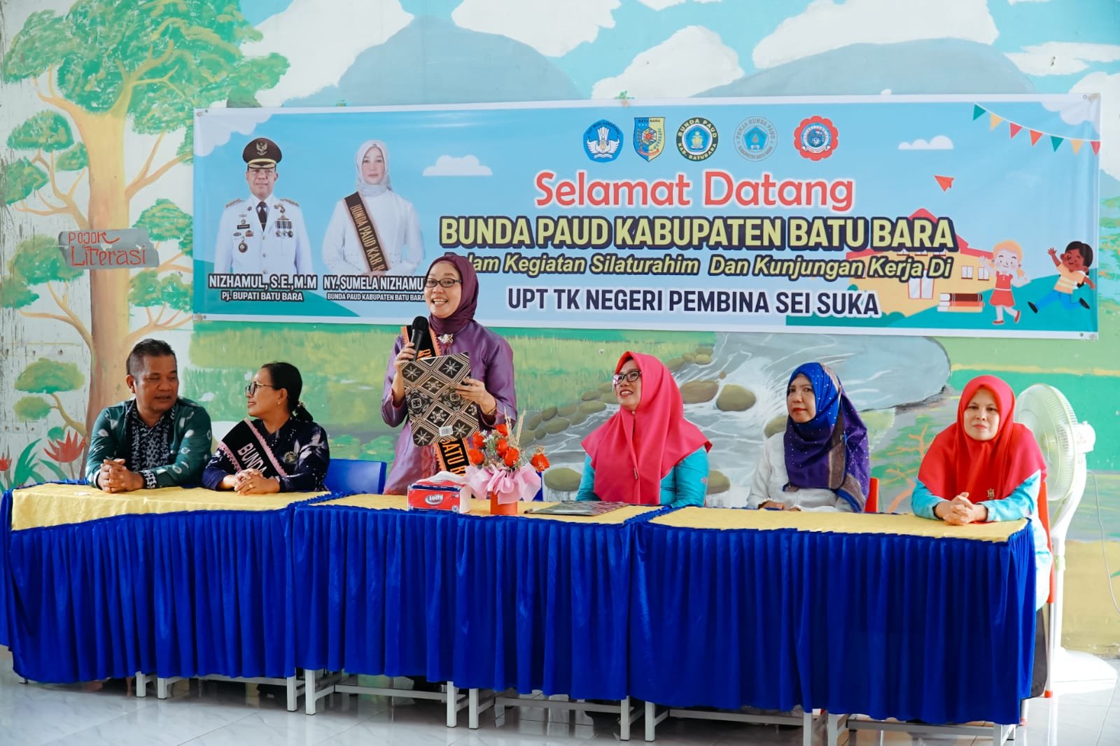 Pastikan Kemajuan dan Mutu Pendidikan PAUD, Bunda PAUD Sumela Kunjungi TK Pembina Negeri