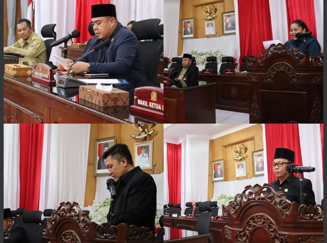 Rapat Paripurna DPRD Kabupaten Batu Bara: Fraksi Sampaikan Pandangan Terhadap LKPJ Bupati Tahun Anggaran 2023