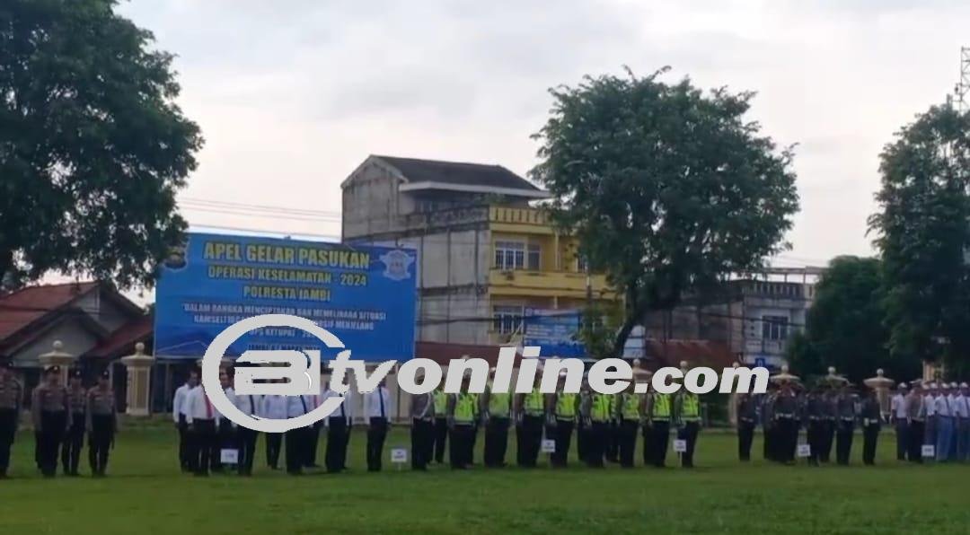 Wakapolres Jambi Pimpin Gelar Pasukan Operasi Keselamatan 2024