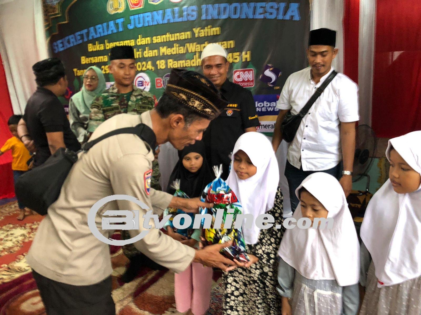 Marhaban Ya Ramadhan, Sekretariat Jurnalis Indonesia Buka Puasa bersama Puluhan Anak Yatim