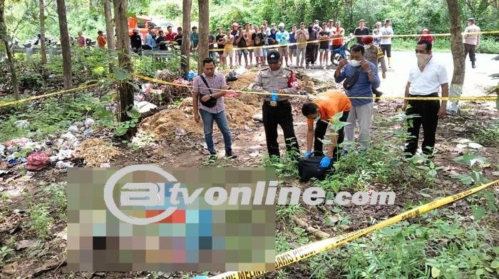 Penemuan Jasad Perempuan Berambut Pirang Terbungkus Seprai di Nganjuk