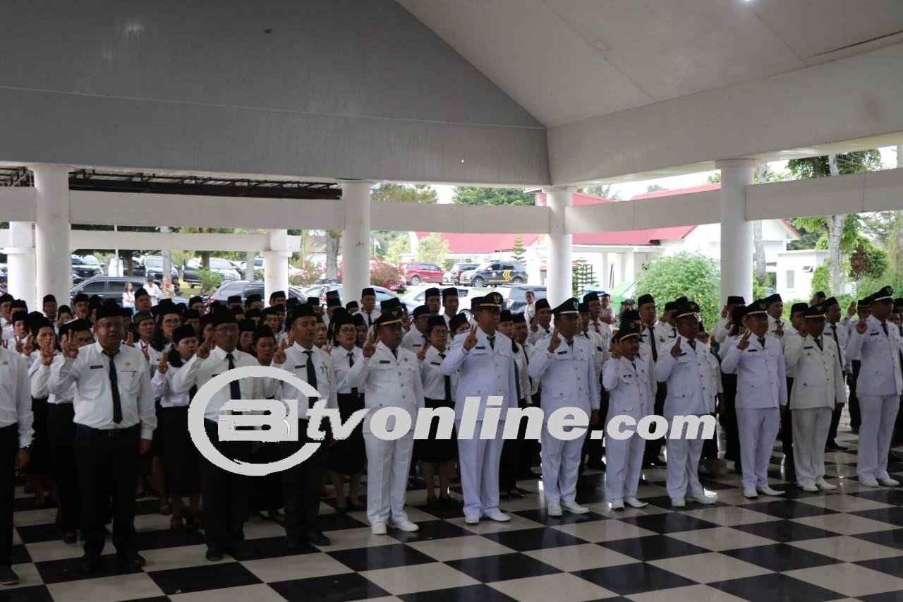 Pelantikan Para Pejabat Pimpinan Tinggi dan Kepala Sekolah Pemkab Toba Menyambut Semangat Baru