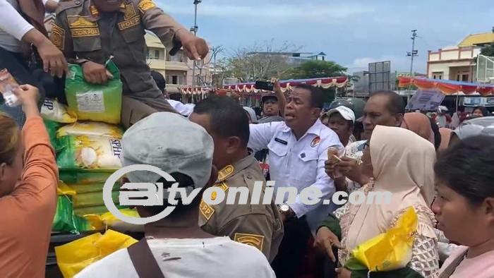 Kadis Perindag Teriaki Wanita sebagai Pencuri di Pasar Murah Baubau