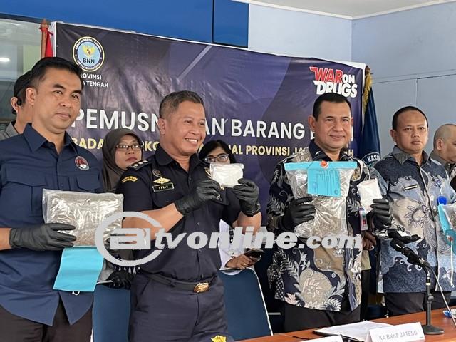 Penyelundupan Ganja Dalam Pipa Air, BNN Jateng Berhasil Menggagalkan Pengiriman 6 Kg Ganja ke Tegal