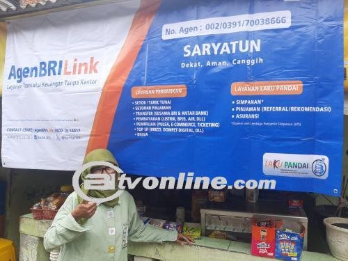 Agen BRILink Ini Tak Pernah Sepi, Dikenal Ramah dan Tidak Menolak Pembayaran Uang Receh dari Konsumen