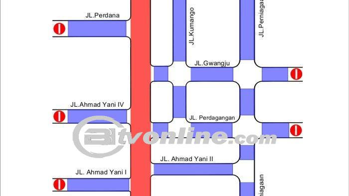 Dinas Perhubungan Kota Medan Mengalihkan Arus Lalu Lintas Demi Nobar Timnas U-23