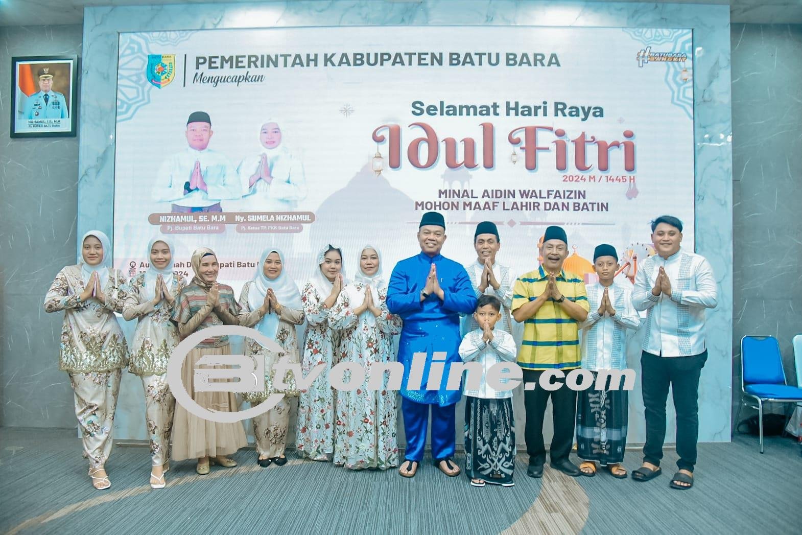 Rayakan Idul Fitri, Pj. Bupati Batu Bara Gelar Open House