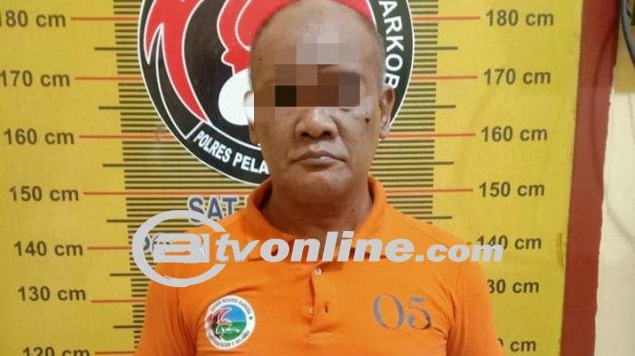Polisi Tangkap Pria Paruh Baya Pengedar Sabu di Desa Klumpang Kebun, Hamparan Perak