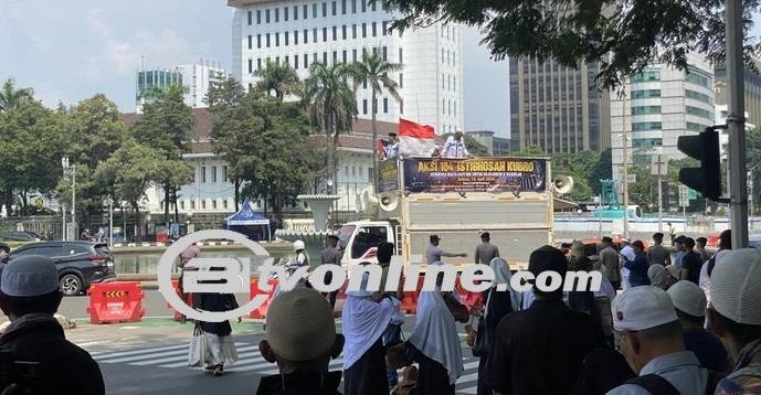 Massa Aksi 164 Sudah Mulai Berkumpul di Patung Kuda, Suara Keadilan di Sengketa Pilpres 2024
