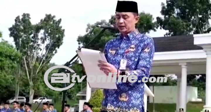PJ Bupati Muaro Jambi Bachyuni Deliansyah Pimpin Apel HKN Tahun 2024
