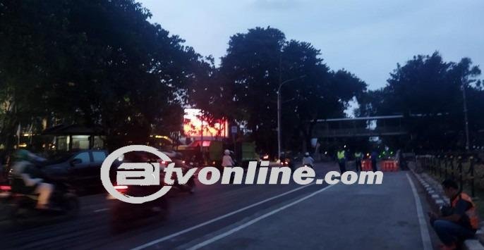Massa Aksi di Patung Kuda Bubar, Jl Medan Merdeka Barat Kembali Normal