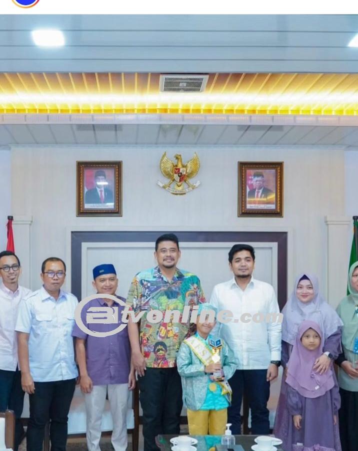 Keberhasilan Gibran Alfatih Panjaitan Meraih Juara Kompetisi Hafiz Indonesia 2024 Mengundang Apresiasi Wali Kota Medan