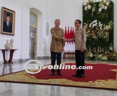 Presiden Jokowi Terima Kunjungan Terakhir PM Singapura Lee Hsien Loong di Istana Bogor