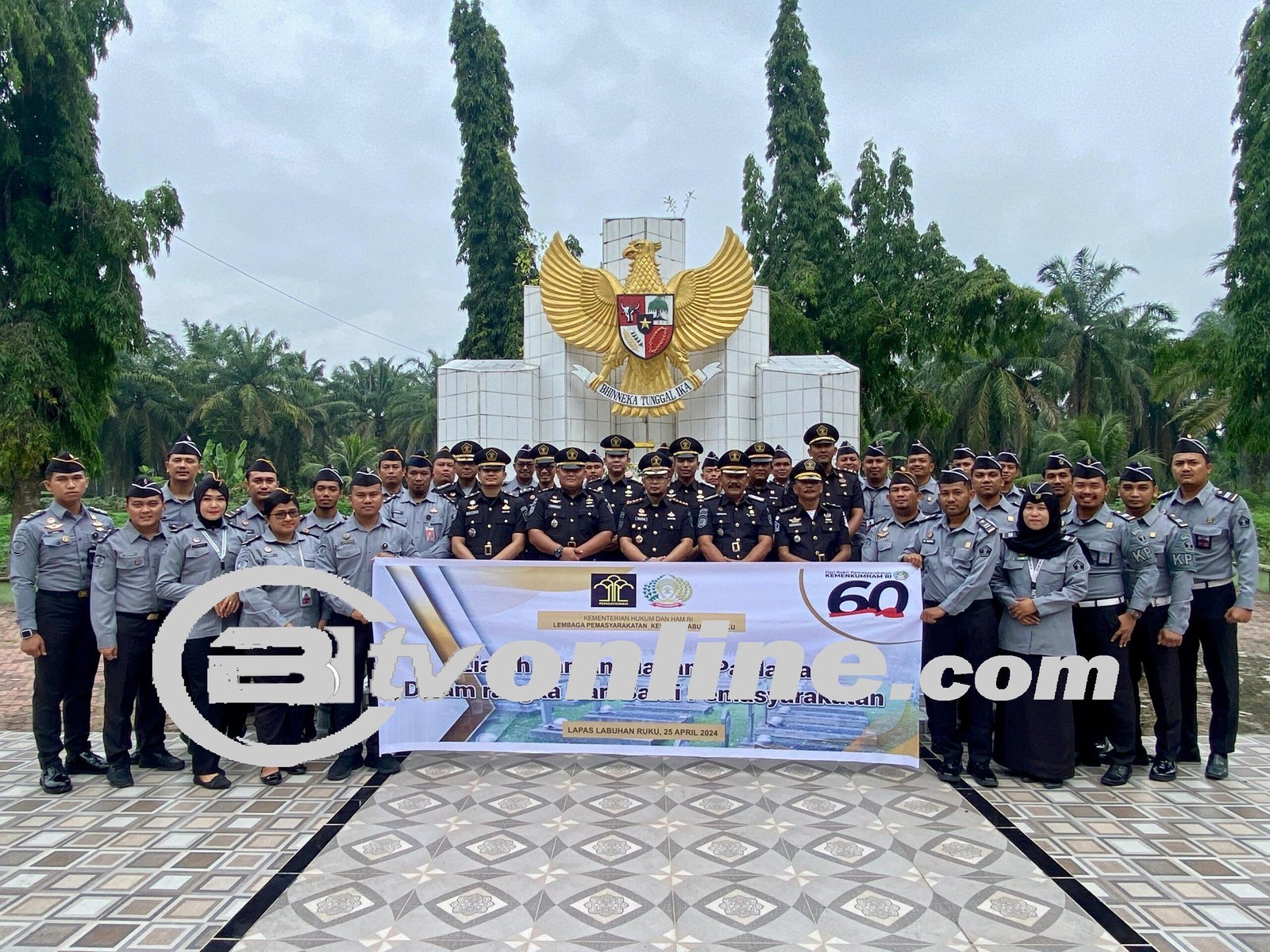 Peringatan HBP ke-60, Lapas Labuhan Ruku Memperingati Jasa Para Pahlawan dengan Tabur Bunga