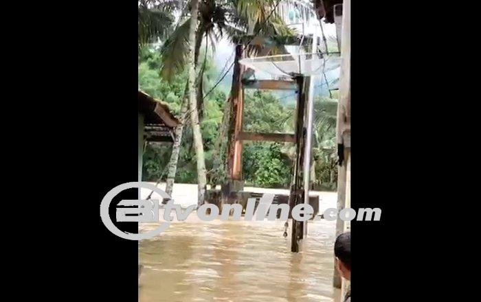 Banjir Bandang Terjang Muratara,17 Rumah Hanyut, 3 Jembatan Putus