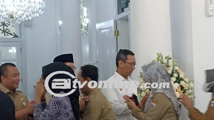 Gubernur DKI Jakarta Heru Budi, Gelar Halal Bihalal Bareng Pegawai di Balai Kota