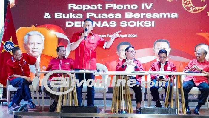 SOKSI Mengapresiasi Kepemimpinan Airlangga Hartarto dan Siap Awasi Kepemimpinan Prabowo-Gibran