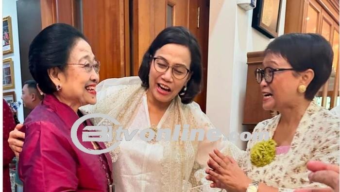 Riuh Tawa Megawati, Retno Marsudi dan Sri Mulyani Cerita Busana dan Kenangan Lebaran