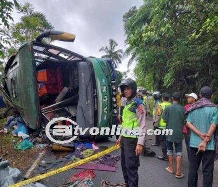 Tragedi Kecelakaan Bus di Sumbar, Satu Meninggal Dunia dan Puluhan Luka-luka