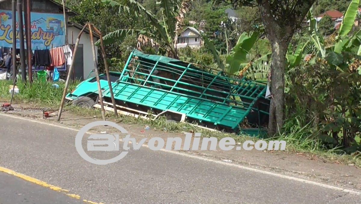 Truk Pengangkut Sapi Mundur Sendiri, 2 Ekor Tewas di Jurang,Kejadian Tragis di Jalan Bukittinggi-Padang
