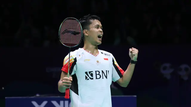 Anthony Ginting Buka Keran Skor Indonesia di Laga Semifinal Piala Thomas 2024