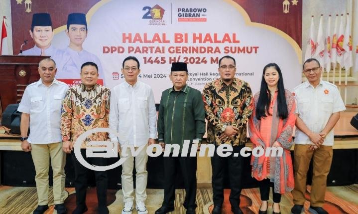 DPD Partai Gerindra Sumut Gelar Halal bi Halal Untuk Pererat Silaturahmi