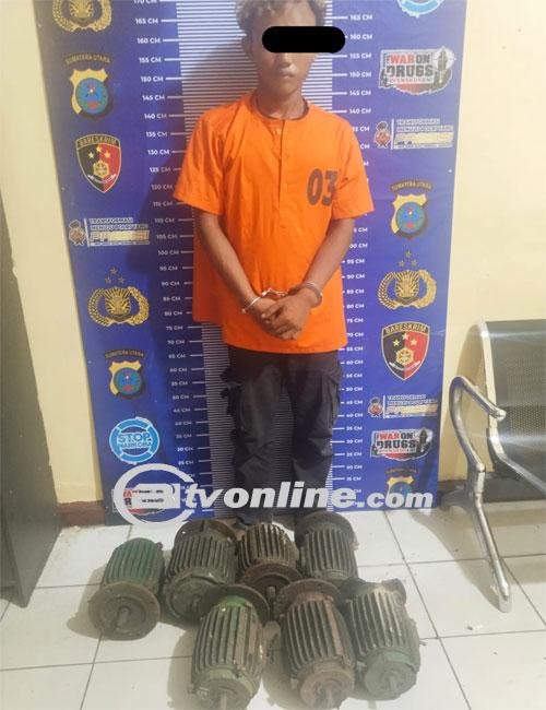 Pemuda Asal Riau Dibekuk Polisi: Curanmor Dinamo Tambak Milik Majikan