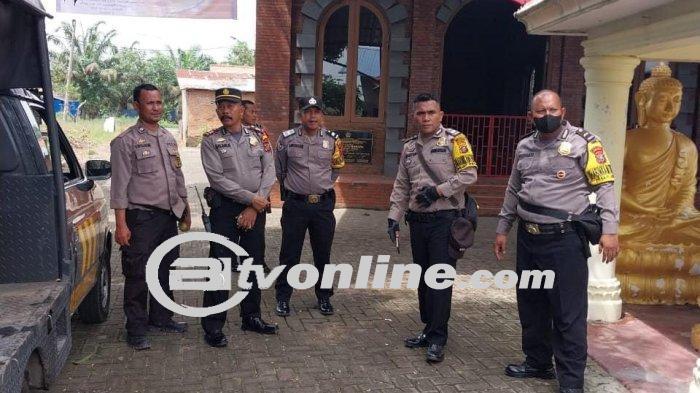 Polres Pelabuhan Belawan Gelar Patroli Pengamanan Vihara di Hari Raya Waisak