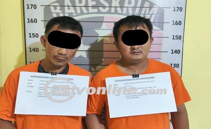 Polisi Tangkap Bandar Sabu di Nias Selatan, Dua Tersangka Diamankan Bersama Barang Bukti