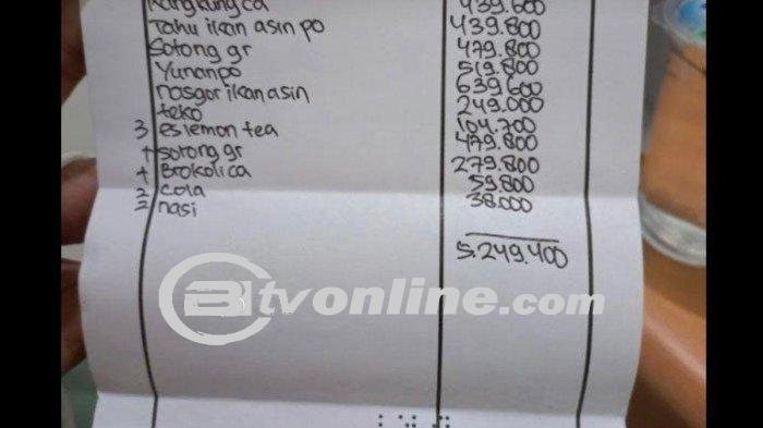 Pengalaman Mengejutkan Food Vlogger di Restoran dengan Tagihan Hampir Rp6 Juta?