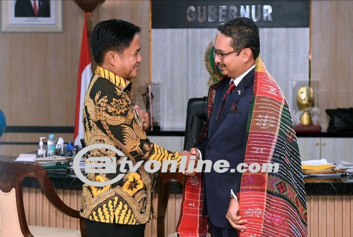 Pertemuan Konsul Jenderal Malaysia dan Penjabat Gubernur Sumut