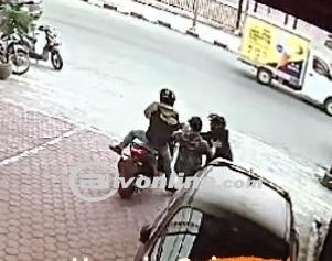 Aksi Gagal Curanmor di Jalan S Parman Medan
