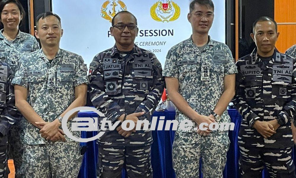 Kapal Penyapu Ranjau Indonesia dan Singapura Akan Berlatih di Bintan