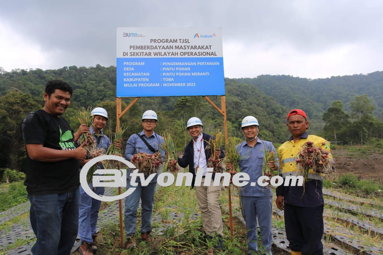 INALUM Rayakan Panen Bawang dan Cabai Bersama Masyarakat Pintu Pohan