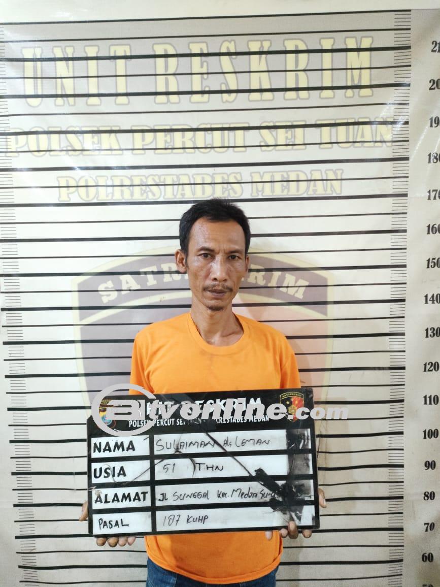 Polsek Medan Tembung Berhasil Ungkap Pembakar Br Gurusinga