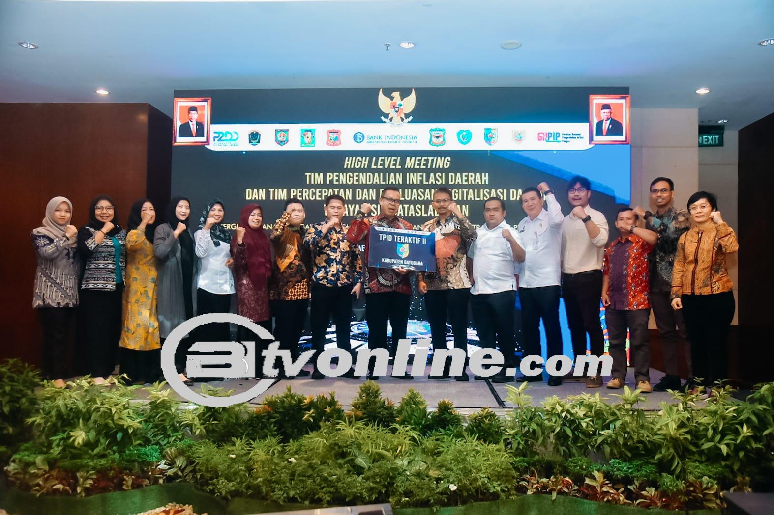 Kabupaten Batu Bara Raih Juara 2 , Aktif dalam Pengendalian Inflasi dan Percepatan Digitalisasi