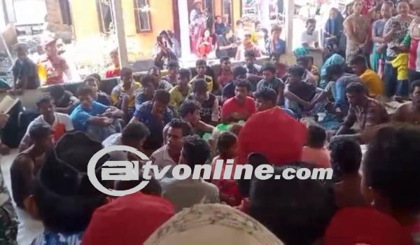 Mendarat di Desa Kwala Langkat, Pengungsi Rohingya Ditolak Warga