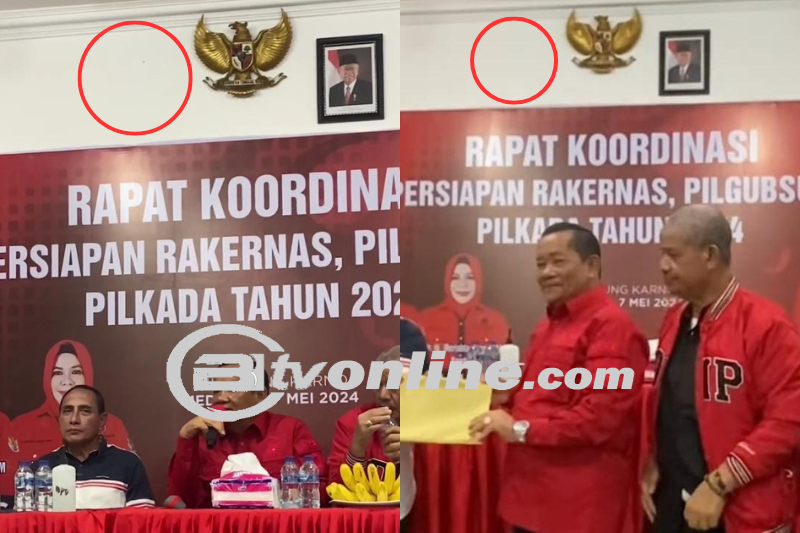 PDIP Sumut Minta Maaf Atas,Terkait Viral Foto Jokowi Tak Ada