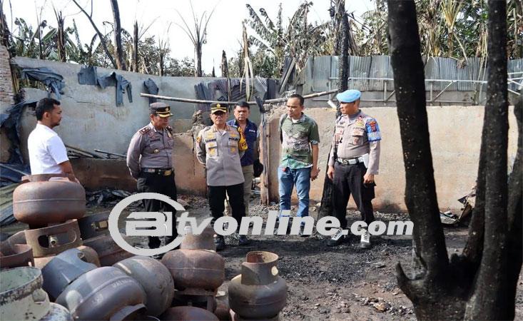 Polisi Dalami Penyebab Kebakaran Pangkalan Elpiji Deli Serdang yang Lukai 13 Pekerja