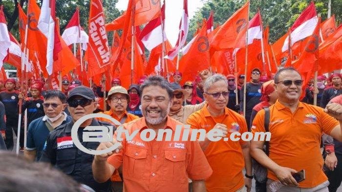 Momentum Penuh Semangat, Ribuan Buruh Bersatu di Aksi May Day 2024 Untuk Tuntut Pekerjaan yang Adil