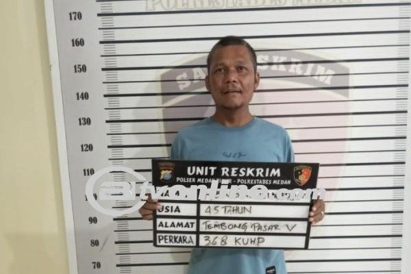 Polisi Berhasil Tangkap Preman ‘Hengki Simanjuntak’ yang Memeras Pedagang Kecil di Medan Timur
