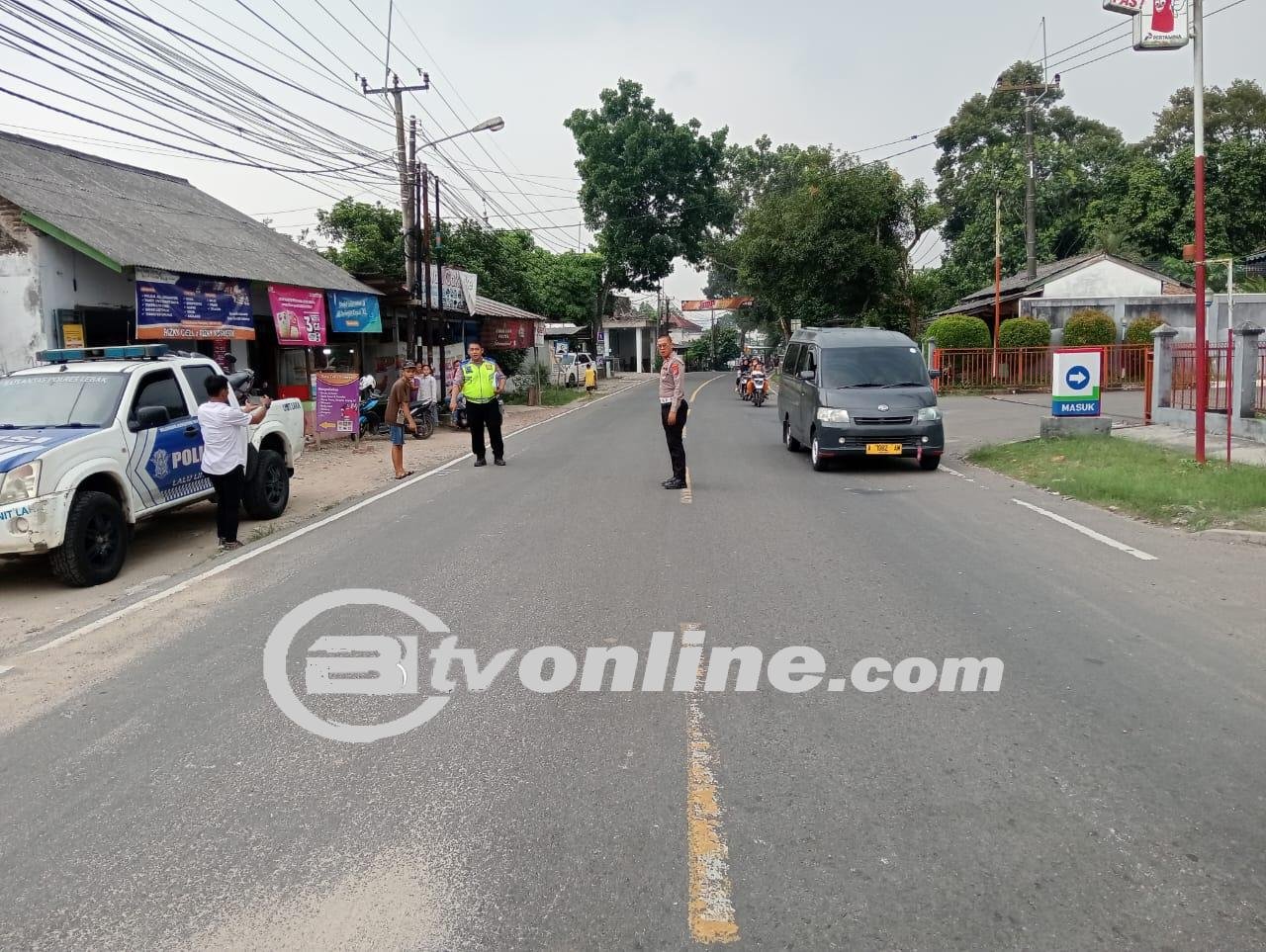 Warga Lebak Tewas Terlindas Truk Semen di Jalan Raya Rangkasbitung-Pandeglang