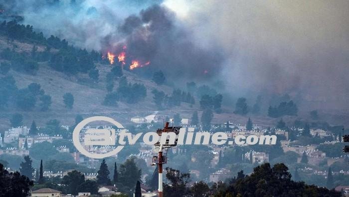 Serangan Balasan Hizbullah: 250 Roket Tembus Langit Israel Pasca Kematian Komandannya