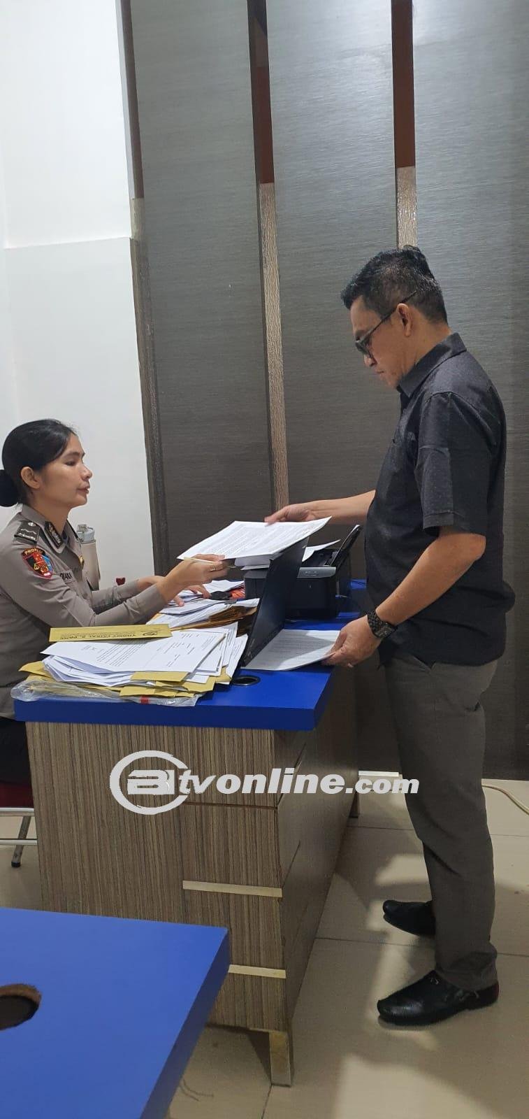 Anggota Dprd  Dari  Fraksi Pks Melaporkan Kasat Reskrim Polres Asahan