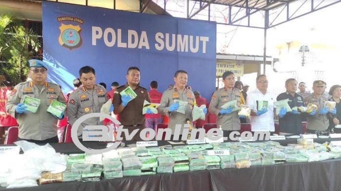 Polda Sumut Berhasil Gagalkan Penyelundupan 150 Kg Sabu-sabu Dalam 33 Hari Kerja